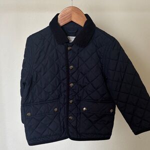 Crewcuts Navy Blue size 3 Kids Quilted Black Jacket
